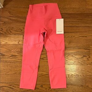 NEW Lululemon athletica Guava Pink/ Coral Leggings